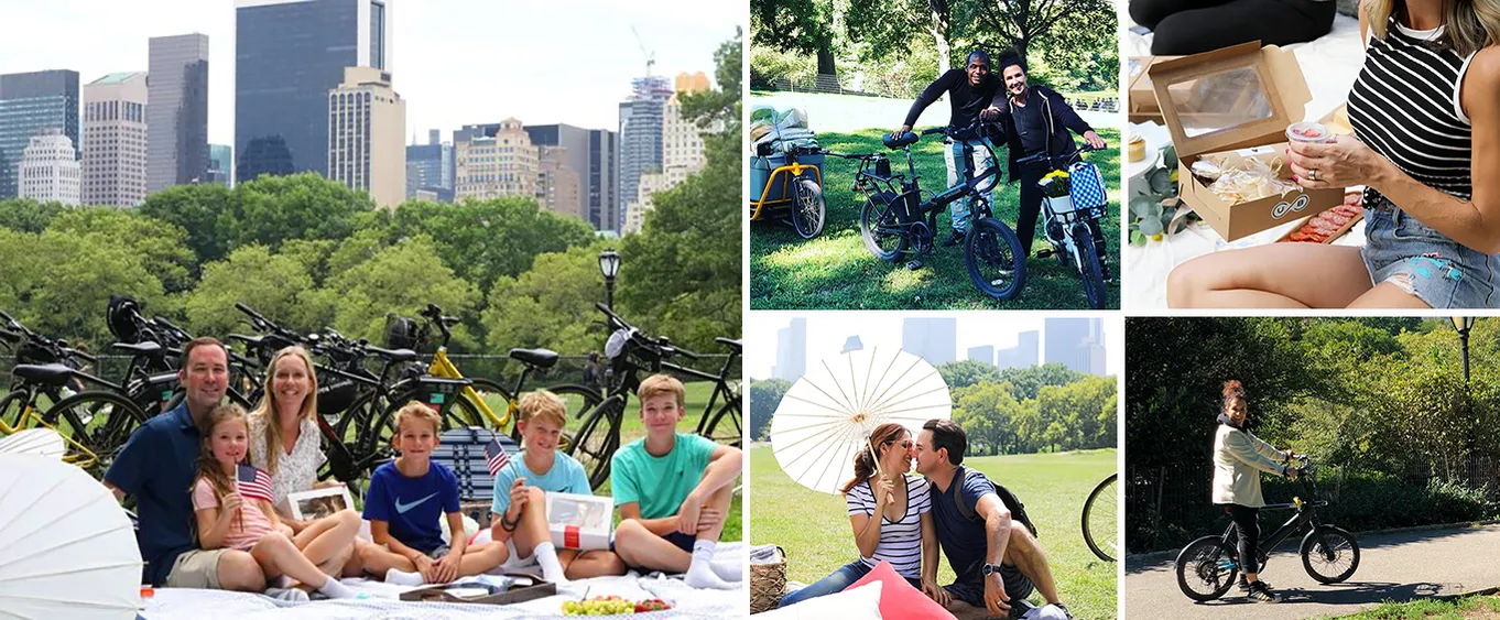 Central Park Picnic with Full Day Bike Rental