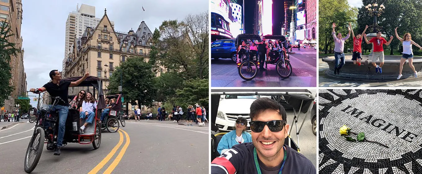 2 Hours Central Park Pedicab Tours