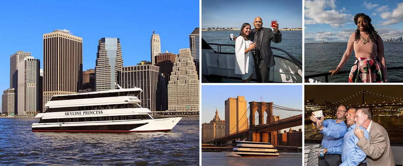 NYC Manhattan Skyline and Statue of Liberty Dinner Cruise